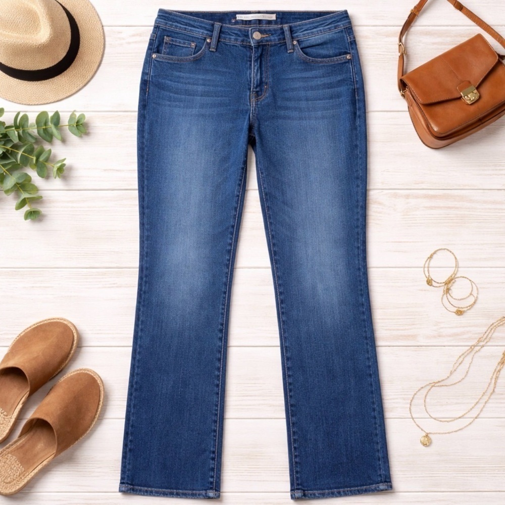 Big Star Womens Nikki 1974 Denim Straight Jeans Size 26 Medium Wash